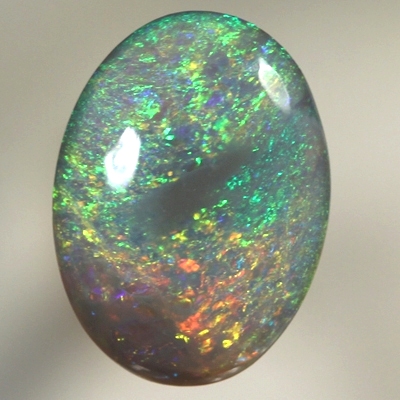 SOLID SEMI BLACK OPAL Bright sparkling Pinfire pattern